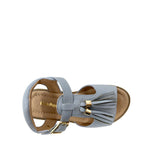 Sandalias flats Aitana para niña color celeste