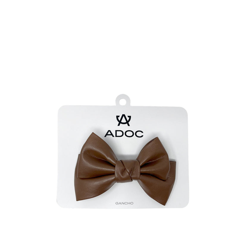 Moño para el cabello Lovelybow color café