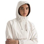 Chaqueta impermeable Antora Rain para mujer color blanco