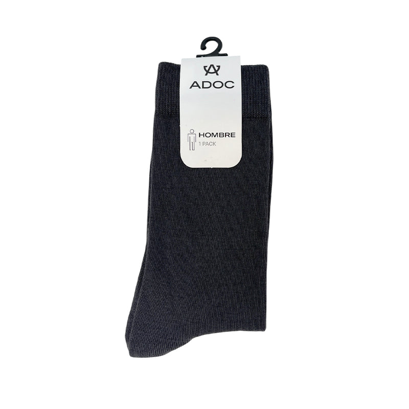 Calcetines Liso para hombre color gris