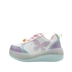 Sneakers con rodos Mariposa para niña color multi