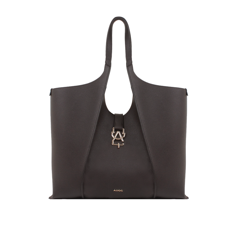 Cartera tote Freya para mujer color café