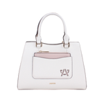 Cartera satchel Olivia para mujer color hueso
