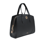Cartera satchel Lauren para mujer color negro