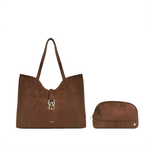Cartera tote Salome para mujer color café