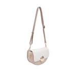 Cartera crossbody Muna para mujer color blush