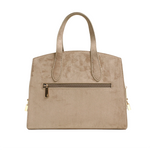 Cartera satchel Lauren para mujer color arena