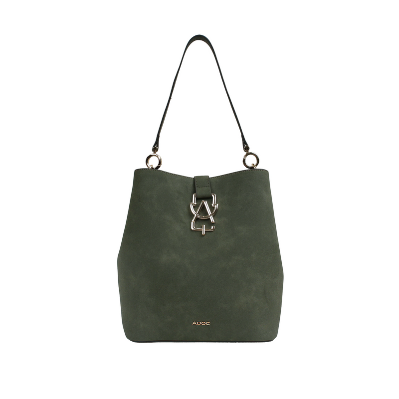 Cartera satchel Nina para mujer color olivo