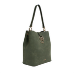 Cartera satchel Nina para mujer color olivo