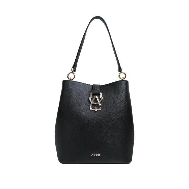 Cartera satchel Nina para mujer color negro