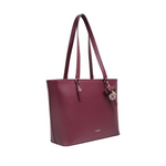 Cartera tote Vera para mujer color vino