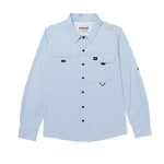 Camisa Tech para hombre color celeste