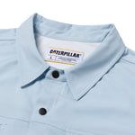 Camisa Tech para hombre color celeste