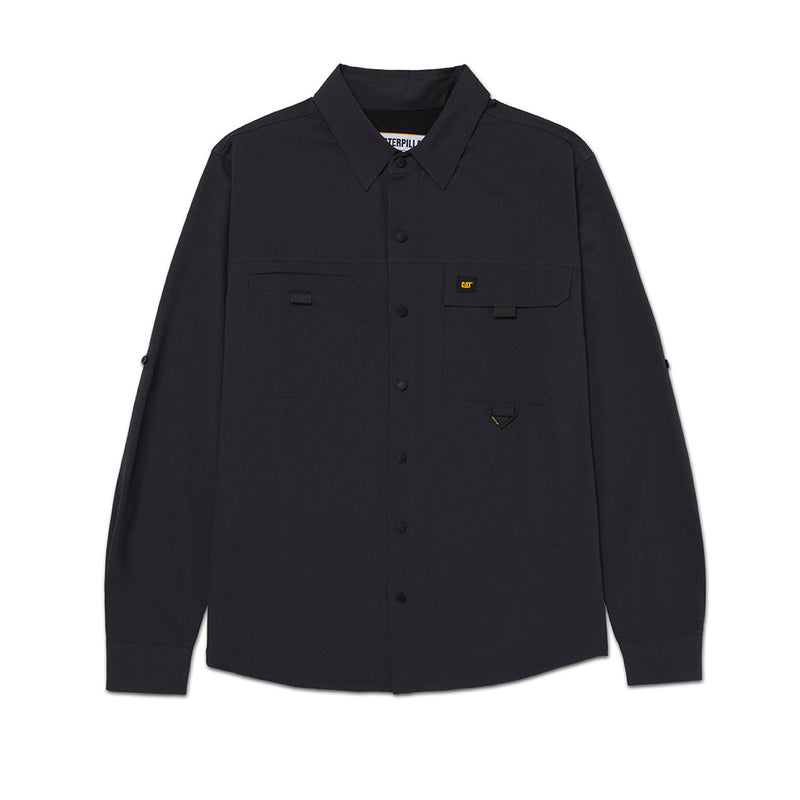 Camisa Tech para hombre color negro