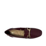 Mocasines Olivia para mujer color vino