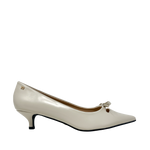 Tacones kitten Wilda para mujer color hueso