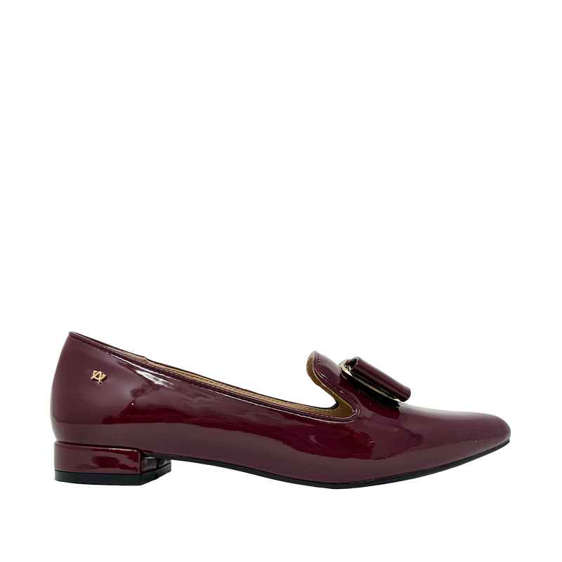 Ballerinas Leonor para mujer color vino