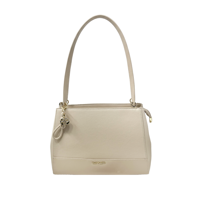 Cartera satchel Salome para mujer color arena