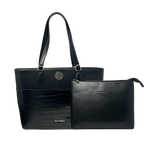 Cartera tote Tiana para mujer color negro