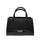 Cartera satchel Odette para mujer color negro