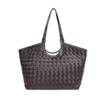 Cartera tote Norah para mujer color café