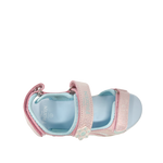 Sandalias Frozen para niña color rosado