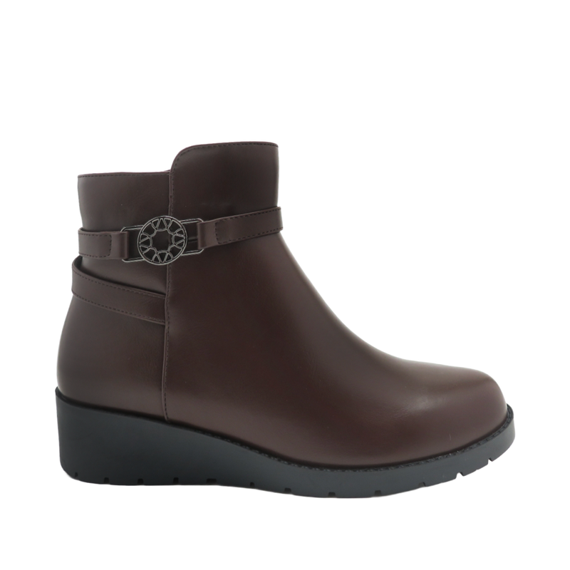 Botines Sady para mujer color café