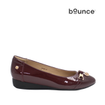 Ballerinas Valeria para mujer color burgundy