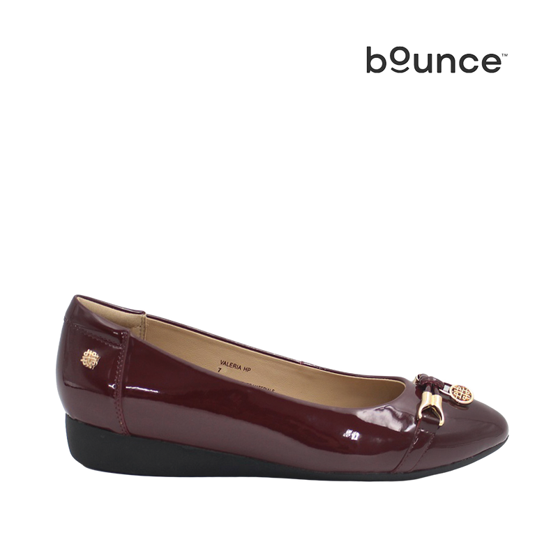 Ballerinas Valeria para mujer color burgundy