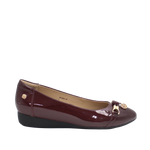 Ballerinas Valeria para mujer color burgundy
