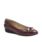 Ballerinas Valeria para mujer color burgundy
