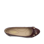 Ballerinas Valeria para mujer color burgundy