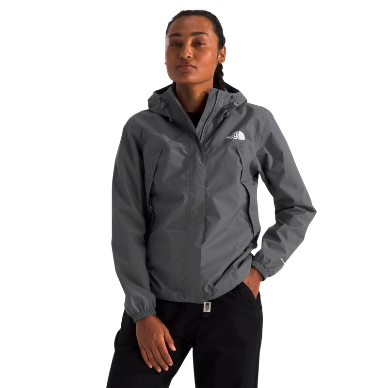 Chaqueta impermeable Antora para mujer color gris