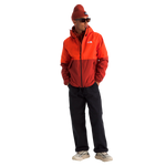 Chaqueta impermeable Antora para hombre color rojo