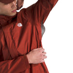 Chaqueta impermeable Venture 2 para hombre color rojo