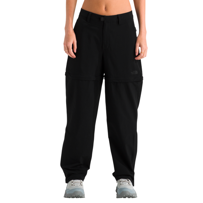 Pantalón convertible Basin para mujer color negro