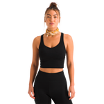 Top deportivo Jaida para mujer color negro