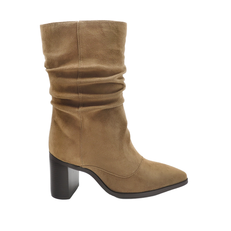 Botas de tacón Sienna para mujer color arena