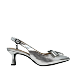 Tacones slingback Sydney para mujer color plateado