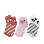 Punteras Animal 3 pack para niña color multi