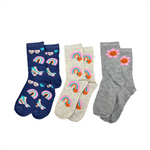 Calcetines Flor 3 pack para mujer color multi