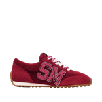 Sneakers Crash Zone para mujer color vino