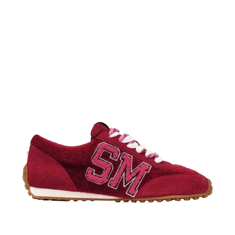 Sneakers Crash Zone para mujer color vino
