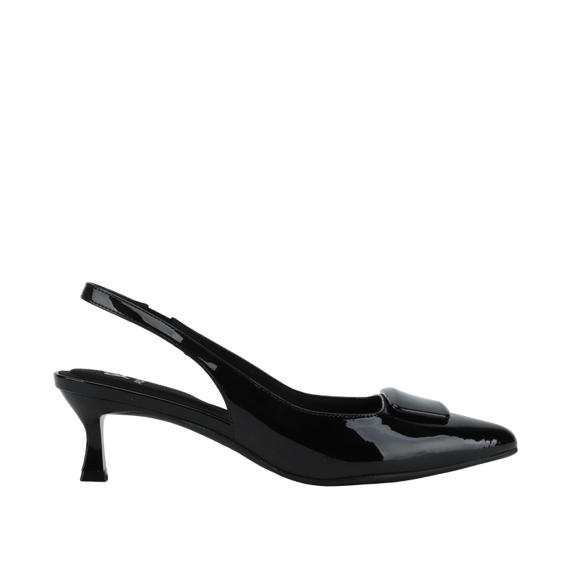 Tacones slingback Izanda para mujer color negro