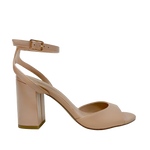 Sandalias de tacón Glowen para mujer color blush