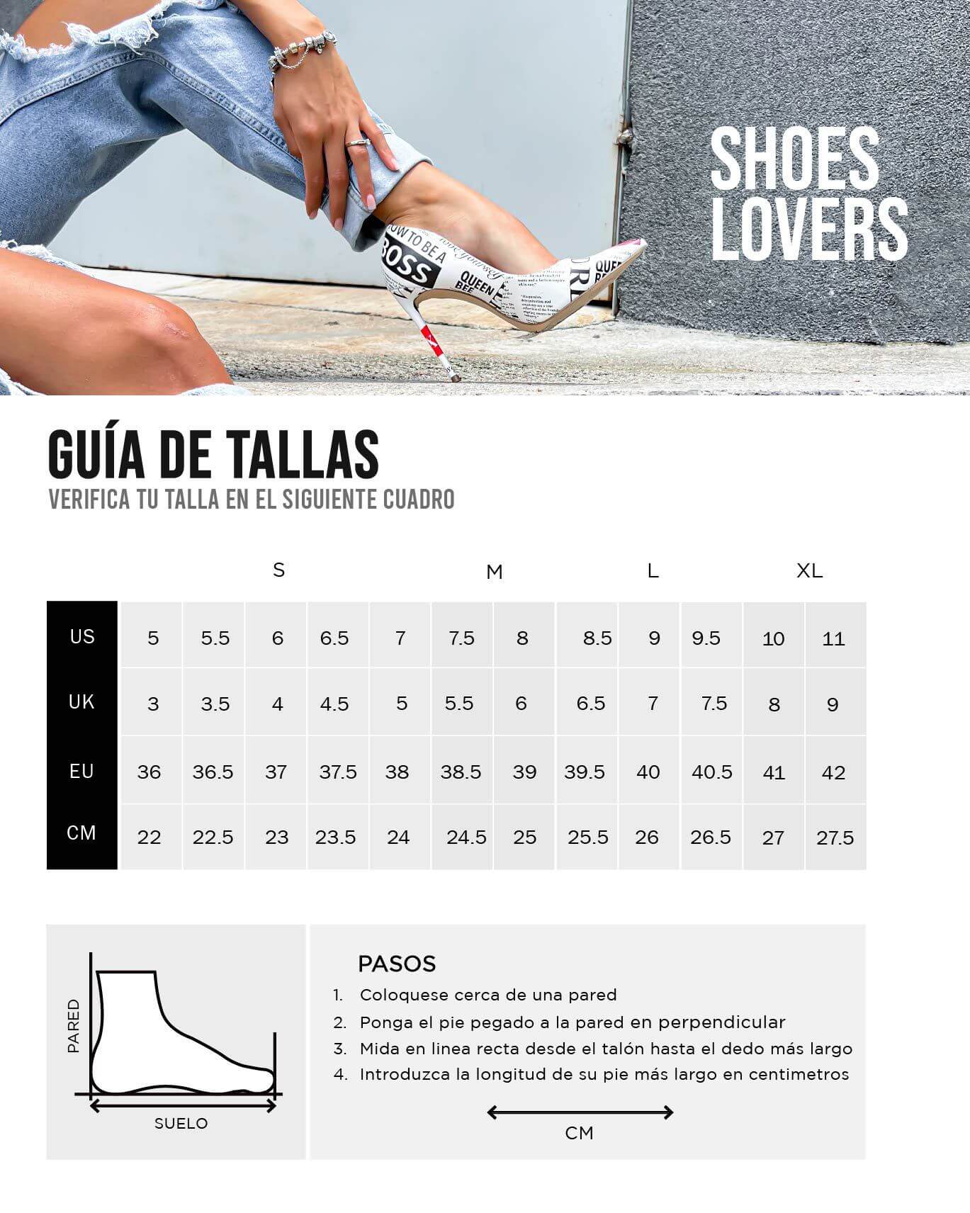 Equivalencia tallas calzado discount hombre