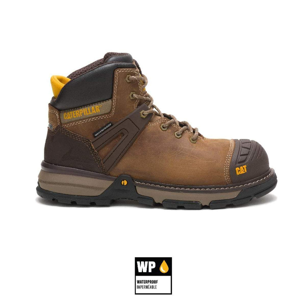 Botas Industriales Caterpillar Threshold WP St Para Hombre - Impermeables, Antideslizantes Y Con Protección Eléctrica