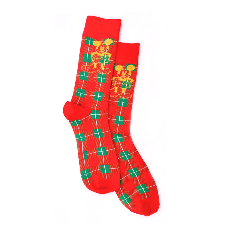 Calcetines Mickey Mouse rojo para Hombre